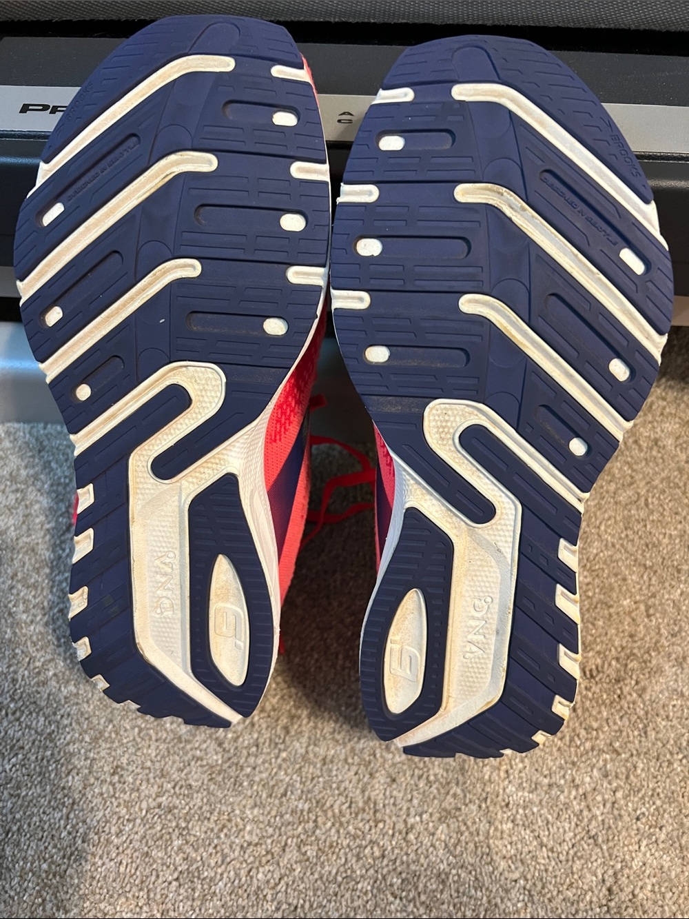 Brooks Women's Running Shoes - Pink/Blue. See photos for imperfections. SZ 8.5 - Picture 10 of 10
